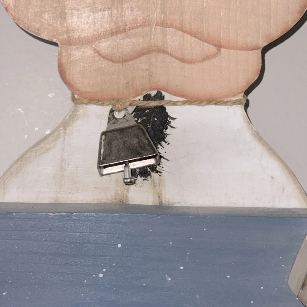 Vintage Cottage Cow Welcome Sign Towel Rack Handcrafted Tole Painting Art